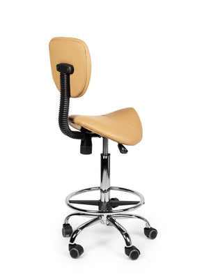 Zadelkruk Rugleuning Standaard Beige met Voetring