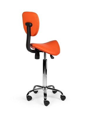 Zadelkruk Rugleuning Hoog Oranje