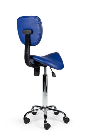 Zadelkruk Rugleuning Hoog Blauw