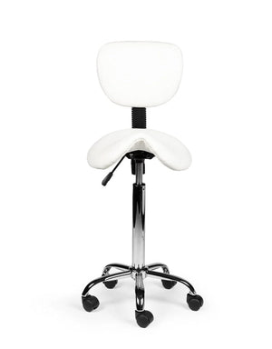 Zadelkruk Rugleuning Hoog Wit