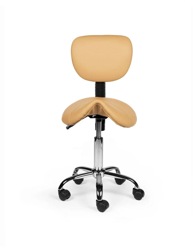 Zadelkruk Rugleuning Laag Beige