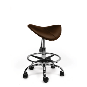 Zadelkruk Bruin Laag met Voetring