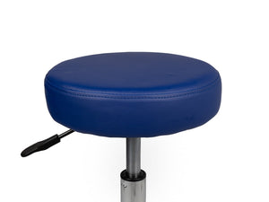Tabouret Blauw Laag met Voetring