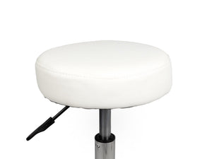 Tabouret Wit Hoog met Voetring