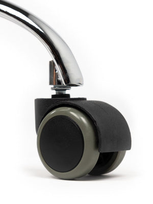 Tabouret Wit Laag met Voetring