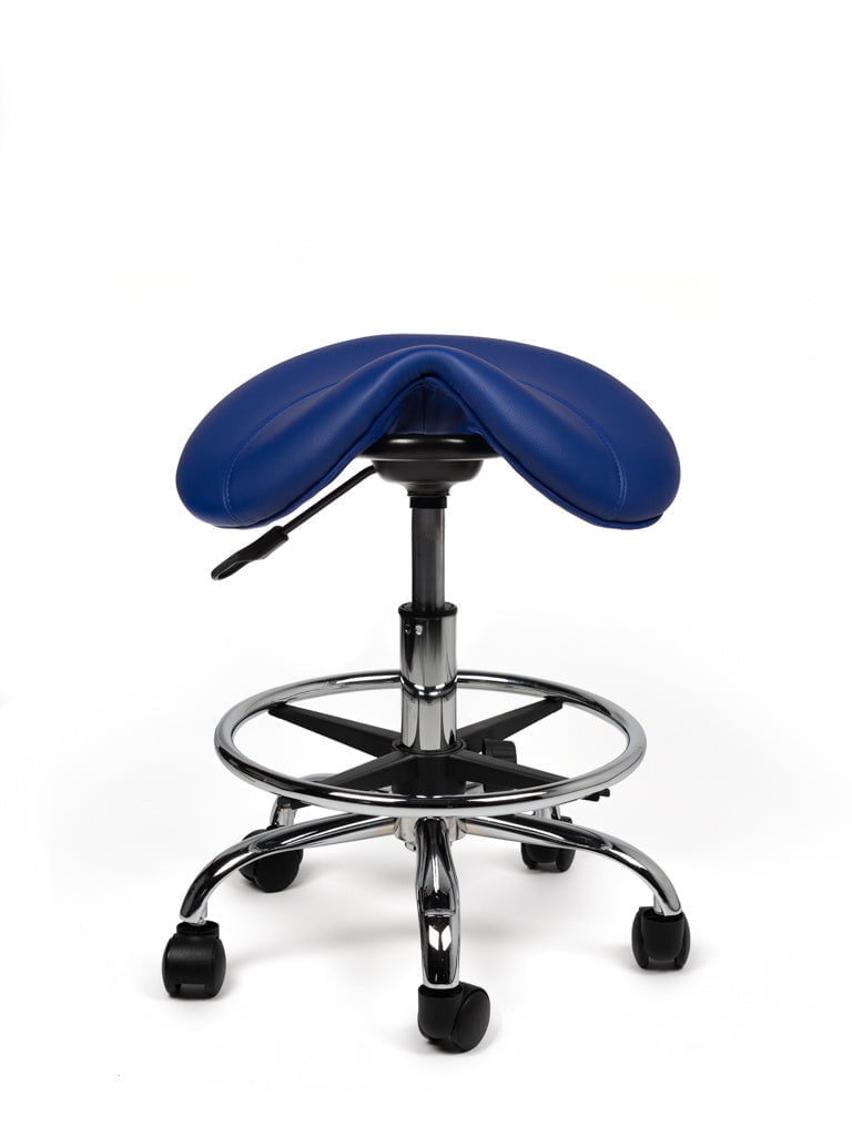 Zadelkruk Blauw Laag met Voetring