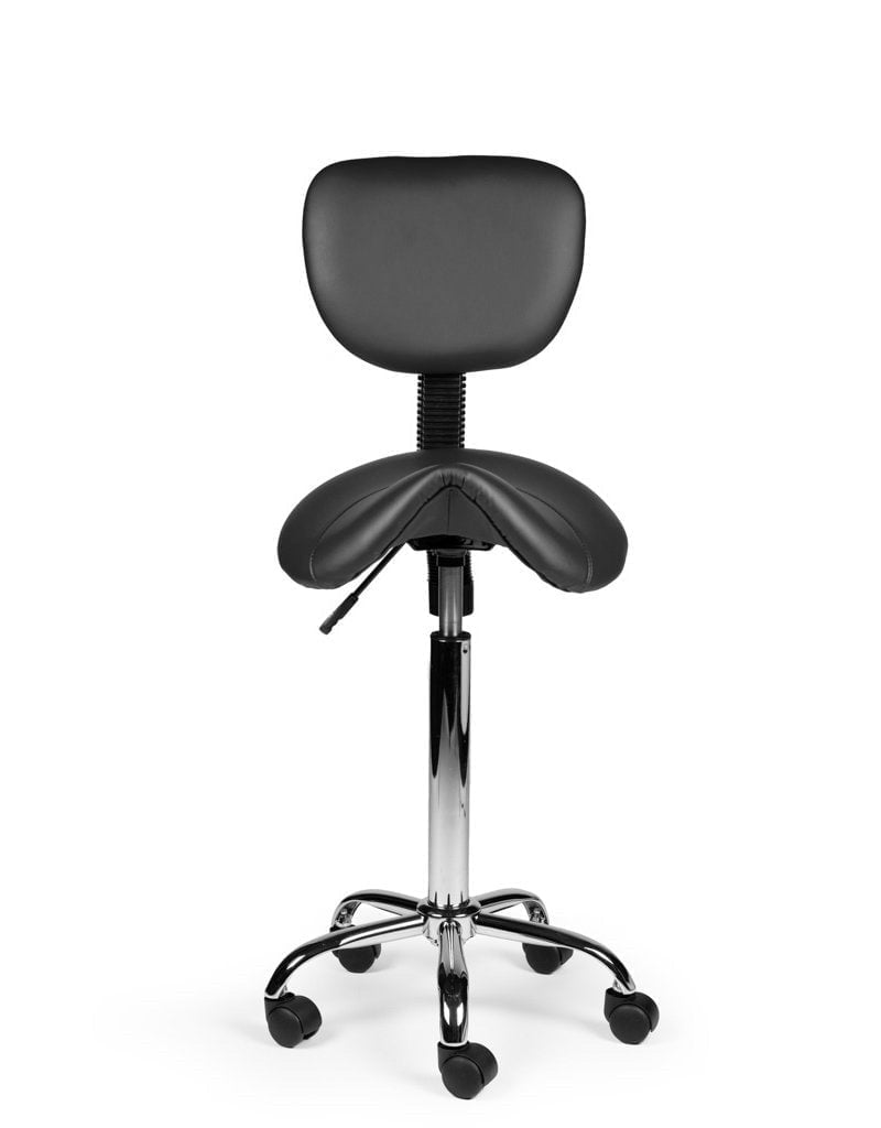 Zadelkruk Rugleuning Hoog Zwart