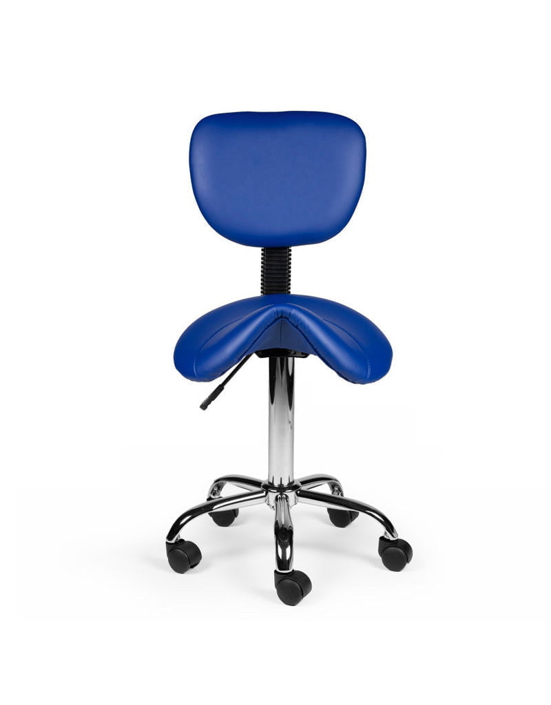 Zadelkruk Rugleuning Laag Blauw