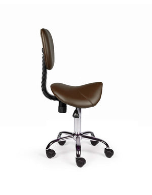 Zadelkruk Rugleuning Laag Bruin