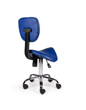 Zadelkruk Rugleuning Laag Blauw