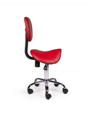 Zadelkruk Rugleuning Laag Rood