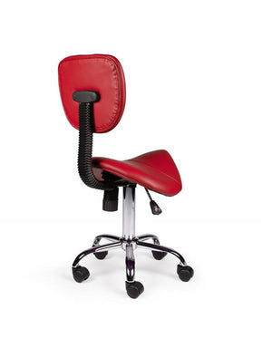 Zadelkruk Rugleuning Laag Rood