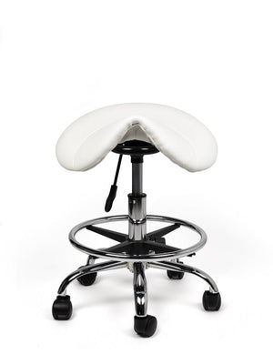 Zadelkruk Wit Laag met Voetring