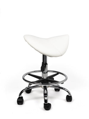 Zadelkruk Wit Laag met Voetring