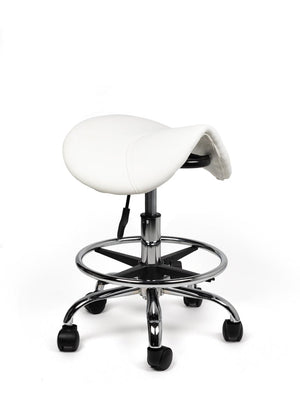 Zadelkruk Wit Laag met Voetring