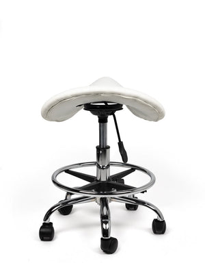 Zadelkruk Wit Laag met Voetring