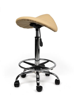 Zadelkruk Zeno Hoog Beige met Voetring