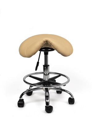 Zadelkruk Antaris Beige Laag met Voetring