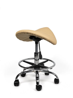 Zadelkruk Antaris Beige Laag met Voetring