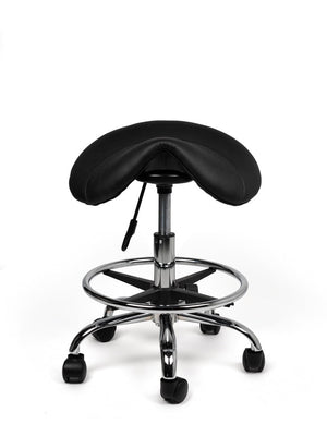 Zadelkruk Zwart Laag met Voetring