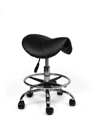 Zadelkruk Zwart Laag met Voetring