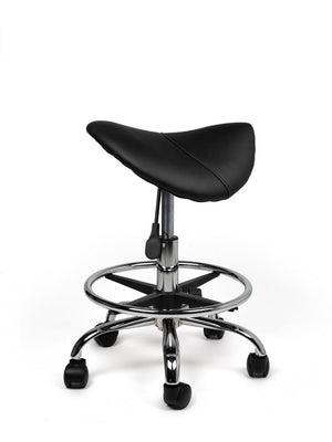 Zadelkruk Zwart Laag met Voetring