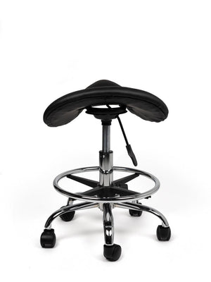 Zadelkruk Zwart Laag met Voetring