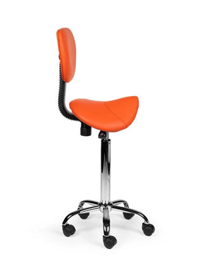 Zadelkruk Rugleuning Hoog Oranje