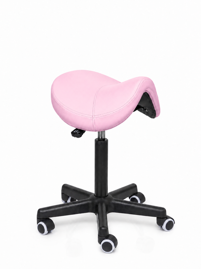 Ergonomische Zadelkruk Comfort Roze op Wielen