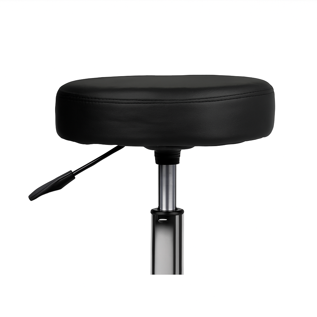 Losse tabouret zitting zwart