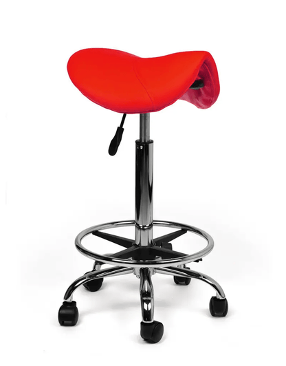 Zadelkruk Hoog Rood met Voetring