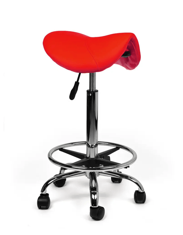 Zadelkruk Hoog Rood met Voetring