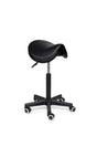 Ergonomische Zadelkruk Comfort Zwart op Wielen