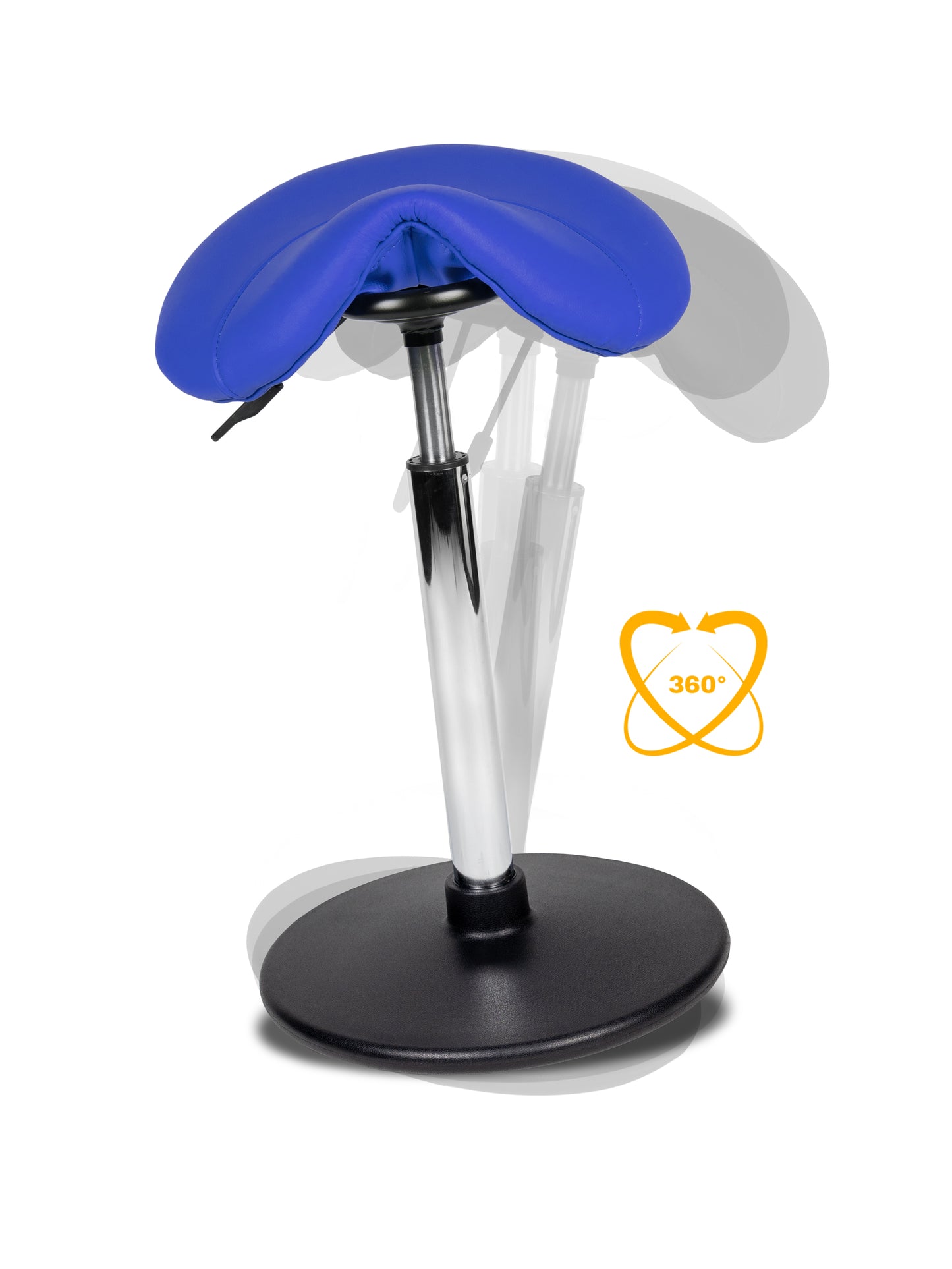 Ergonomische Balanskruk Blauw