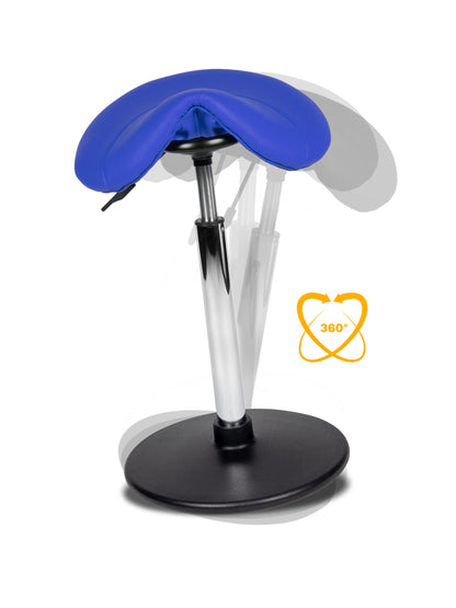 Ergonomische Balanskruk Blauw