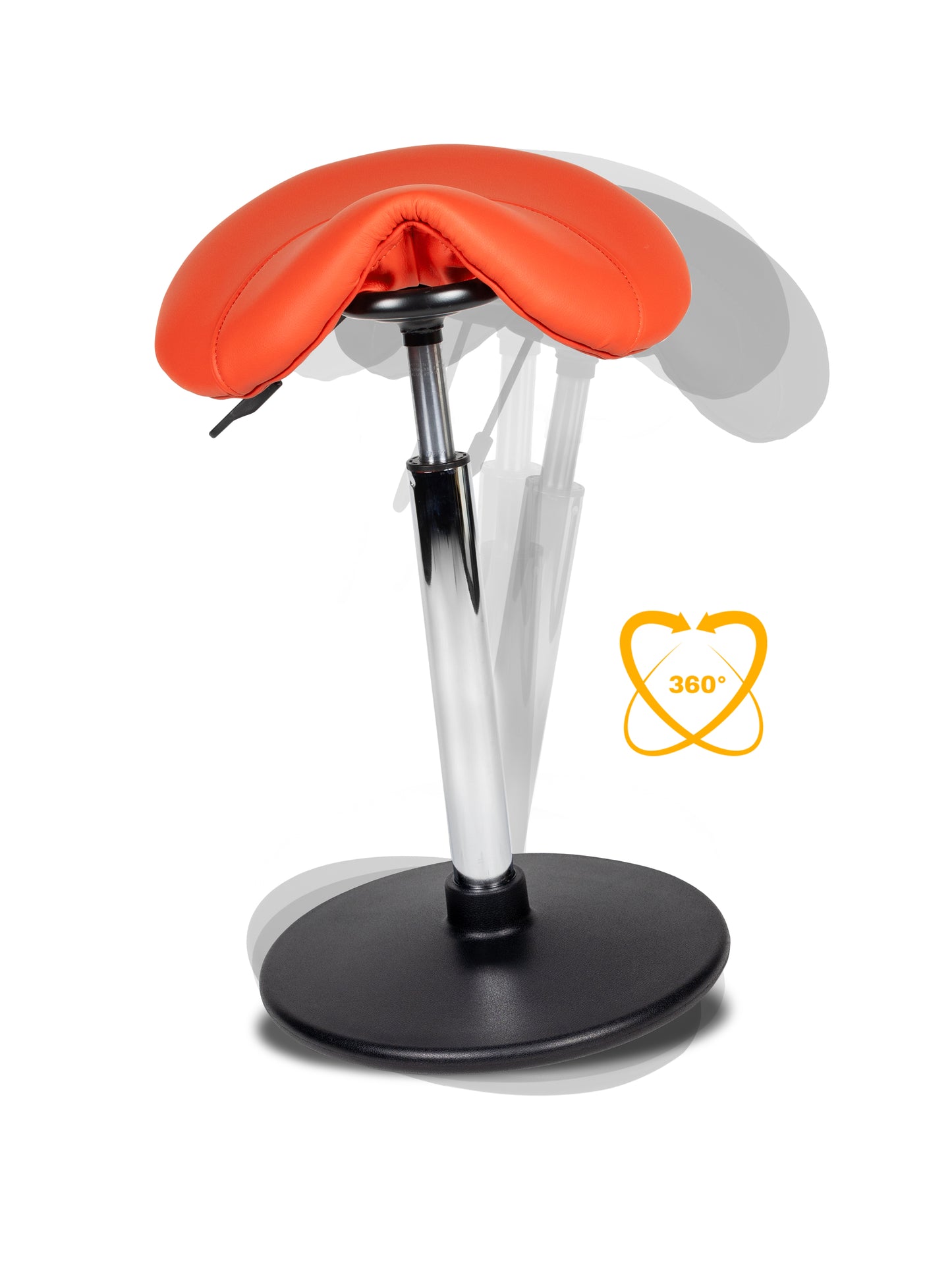 Ergonomische Balanskruk Oranje