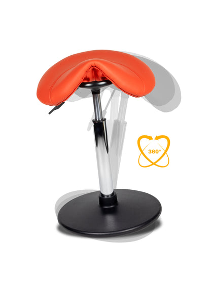 Ergonomische Balanskruk Oranje