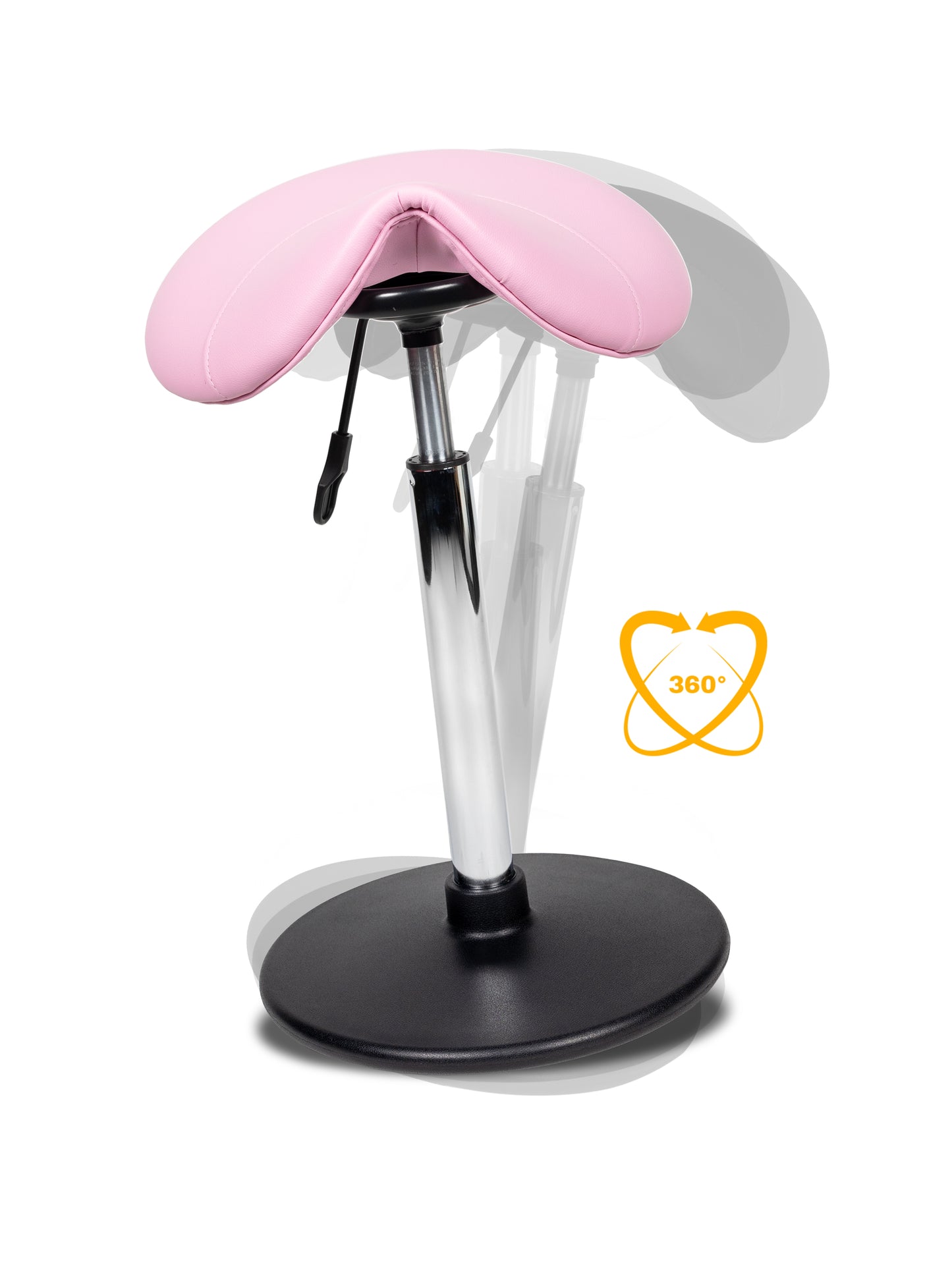 Ergonomische Balanskruk Roze