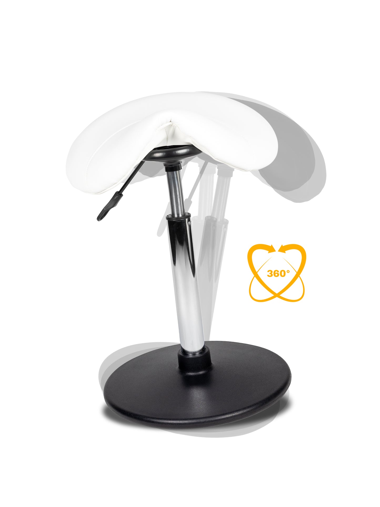 Ergonomische Balanskruk Wit