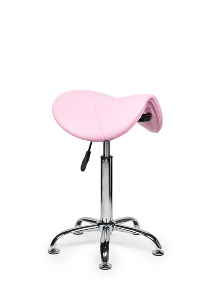 Ergonomische Zadelkruk Roze Op Wielen