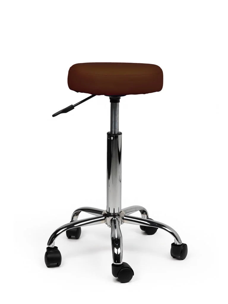 Ergonomische Tabouret Bruin op Wielen