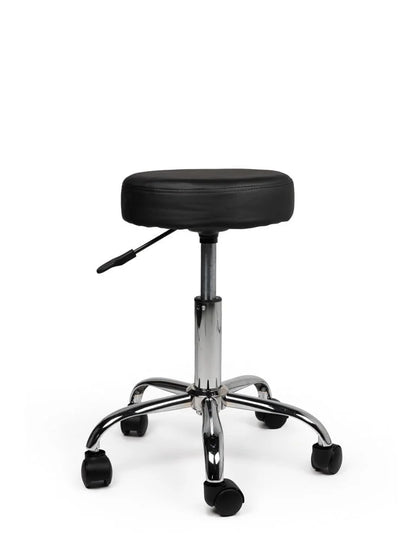 Ergonomische Tabouret Zwart op Wielen