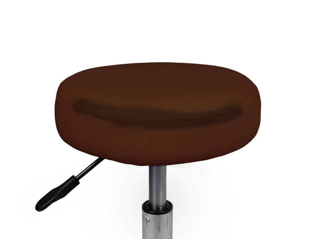 Tabouret Bruin Laag met Voetring