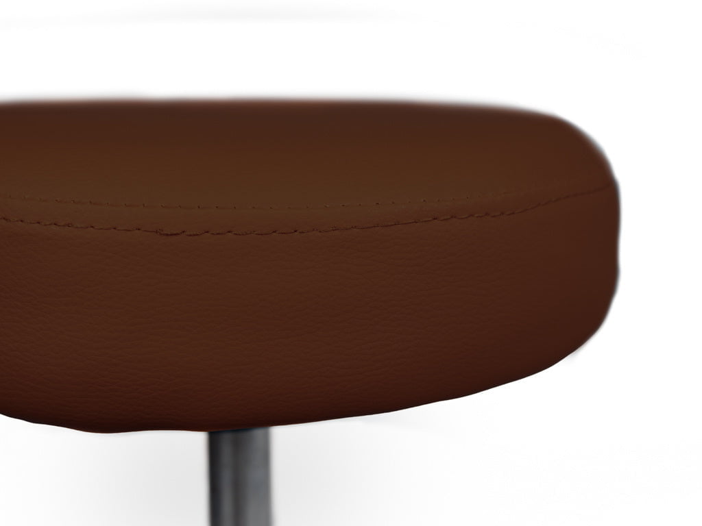 Tabouret Bruin Laag met Voetring