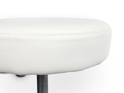 Tabouret Wit Standaard met Voetring
