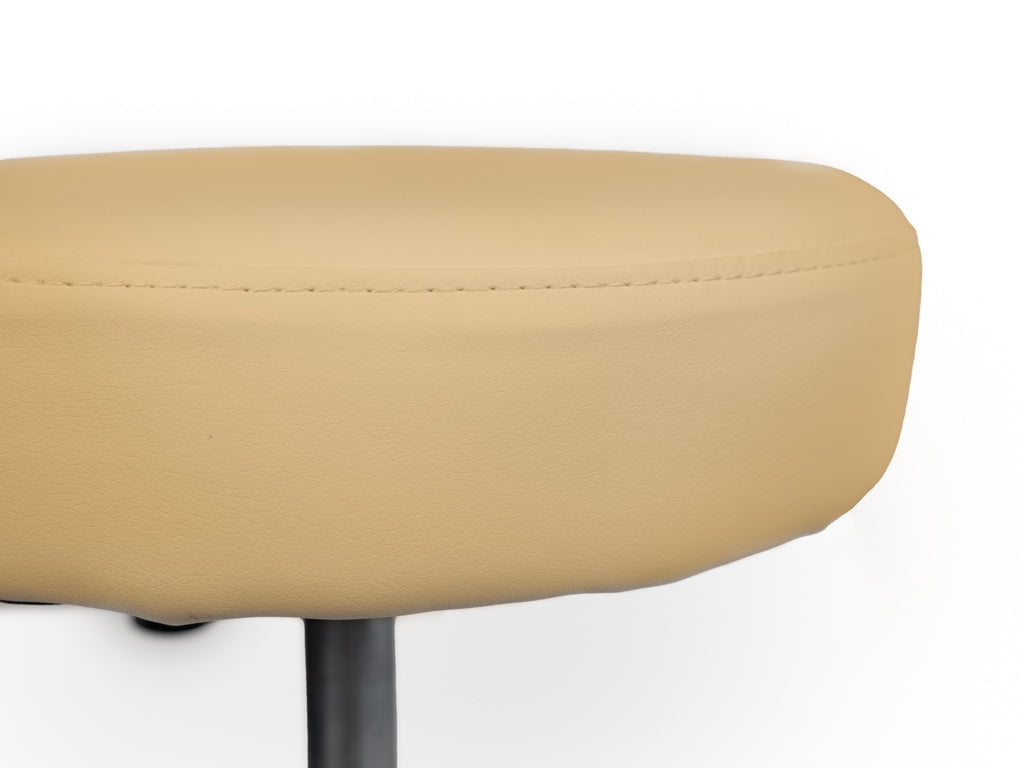 Tabouret Beige Laag met Voetring