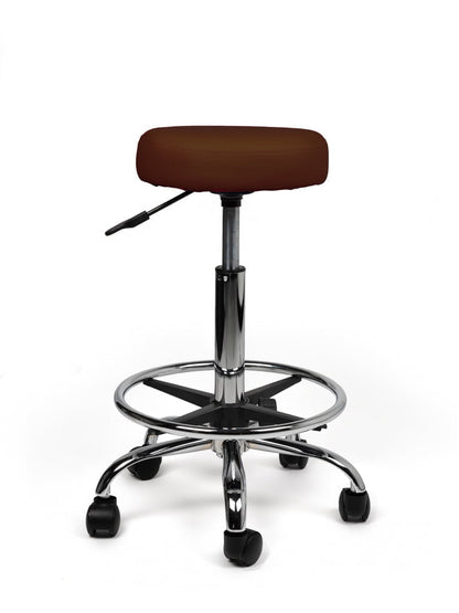 Tabouret Bruin Standaard met Voetring