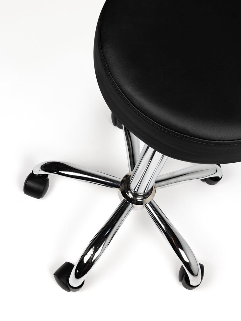 Tabouret Zwart Laag