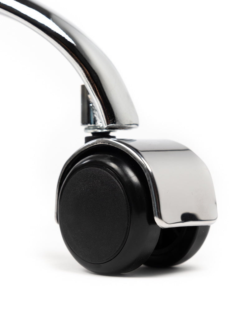 Tabouret Zwart Laag met Voetring