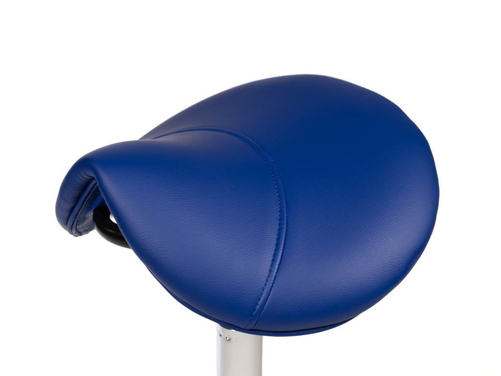 Zadelkruk Hoog Blauw met Voetring